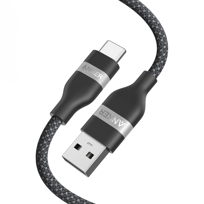 Anker USB-A to USB-C Cable (3 ft / 6 ft, Upcycled-Braided)