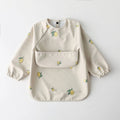 Waterproof Smock Bib | Full-Sleeve Baby & Toddler Feeding Bib