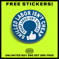 Skilled Labor Hard Hat Decal
