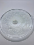INDIANA Glass Wreath Platter 13 Satin Frost