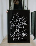 Poster: A Love So Deep It...