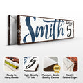 Personalized Party of Family Sign