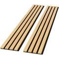 Solid Wood Acoustic Slat Wall Panels (Broad Strip)