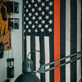 American Flag - Fire Hose - Thin Red Line