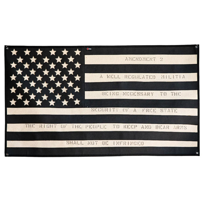 American Flag - Combat Boot Leather - Second Amendment