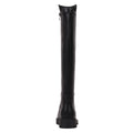 Women's Ayla Classic Black Vegan Leather Riding Boots