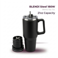 Steel (21oz) 180W Insulated Portable Blender (NEW)
