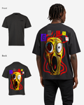 G West Mens Oversized Yellow Face Life Style Tee