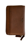 Cambridge Full-Grain Leather Double-Zip Travel Organizer Wallet