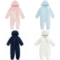 First Impressions Baby Hooded Footed Faux-Sherpa Bunting Snowsuit
