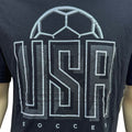 USA Men’s Soccer T-shirt with soccer ball logo Size Large