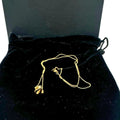 Alex Woo Scripted Initial 16 Inches Pendant Necklace in 14k Gold