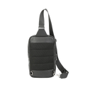 Black Full-Grain Leather Sling Bag for Men