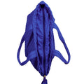 Large Quilted Nylon Zip-Top Tote Bag – Lightweight Travel & Beach Carryall
