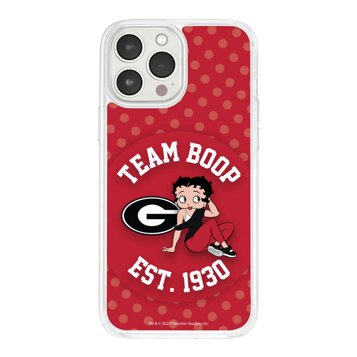 Georgia Bulldogs X Betty Boop HD Apple iPhone 11 Phone Case