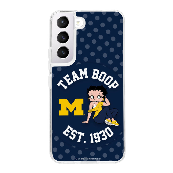 Michigan Wolverines X Betty Boop HD Samsung Galaxy S22 Phone Case