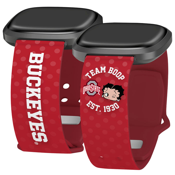 Ohio State Buckeyes X Betty Boop HD Fitbit Versa 3 & Sense Watch Band