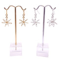 Brickhouse silver earrings