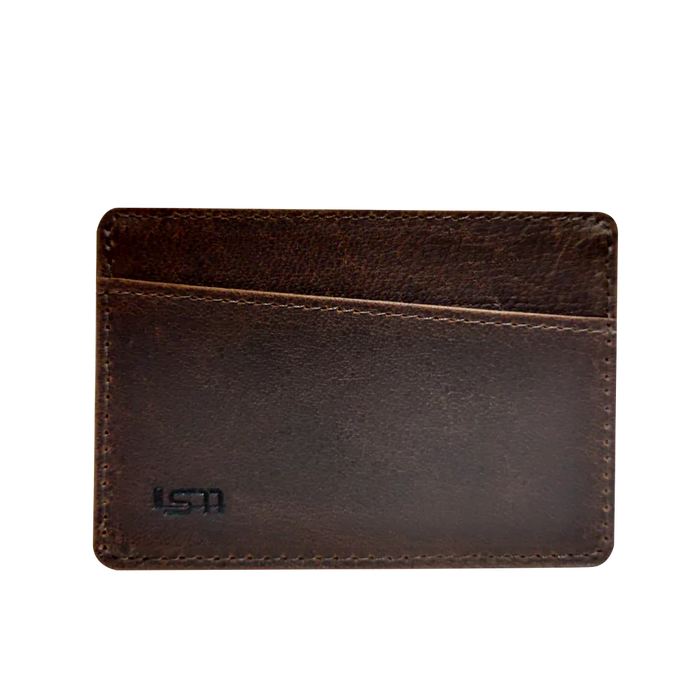 Cambridge Slim Full-Grain Leather Card Wallet with RFID Protection