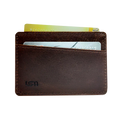 Cambridge Slim Full-Grain Leather Card Wallet with RFID Protection