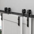 Bypass Sliding Barn Door Hardware Kit Basic J Pulley (No Door)