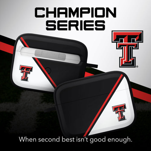 Texas Tech Red Raiders HDX Champion Series Apple AirPods Pro 1 & 2 Case Cover