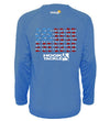 Youth American Fish UV Fishing Shirt (8-20)