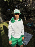 The Court to Cafe Zip Up Hoodie