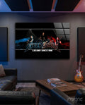 Heavy Metal Roar Glass Wall Art