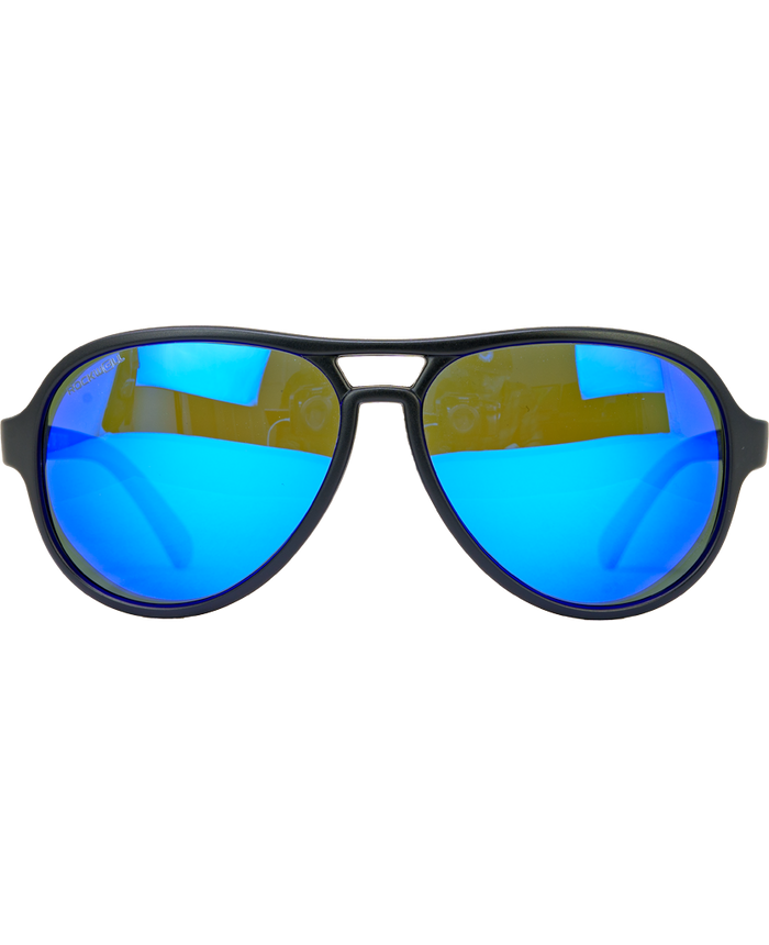 Casino (Black/Blue Mirror Polarized Lens)