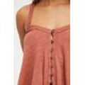 Free People Womens Dream Weaver Tank Top, Brown, Size Small