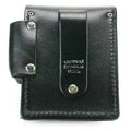 Molded Leather Cigarette Case - Black