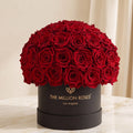 Classic Black Superdome Box | Red Roses