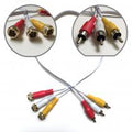 MINI RCA-RG6 F Connector + 20in White RCA Cable
