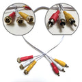 MINI RCA-RG6 F Connector + 20in White RCA Cable