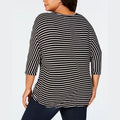 Celebrity Pink Plus Size Striped Shirt