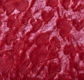 DaDa Bedding Candy Apple Red Faux Fur Pillow Cover