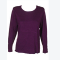 JM Collection Women's Studded-Cuff Sweater