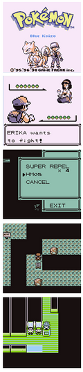 Pokemon Blue Kaizo GBC ROM Hack Video Game Custom Gameboy Color