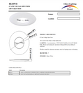 Elegant Lighting RE30 Elitco 6inch Round Open Trim - Pack of 12
