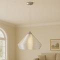 Trans Globe PND-960 One Light Pendant, Polished Chrome Finish