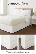 Threshold 300 Thread Count Ultra Soft Flat Sheet True Khaki, Queen
