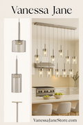 Trans Globe 9-Light Polished Chrome LED Island Pendant with Clear Glass