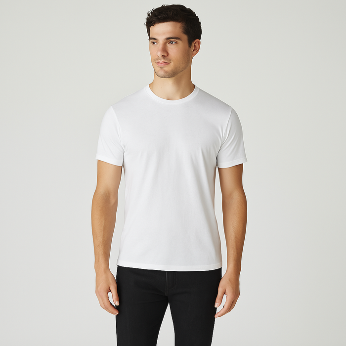 Alfani Mens Speckled Basic T-Shirt