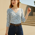 Crave Fame Juniors Ruched Textured Top