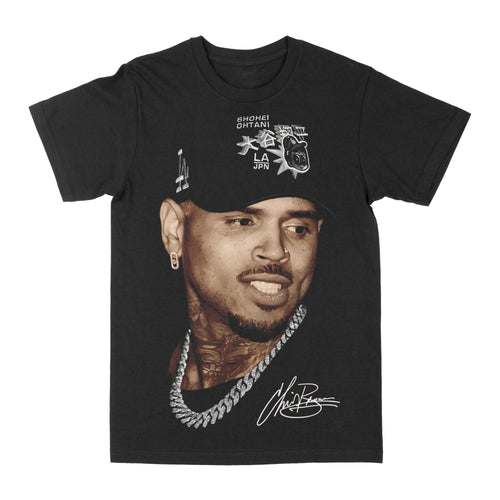 Chris Brown "Breezy Bowl Big Face" Graphic Tee