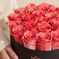 Classic Black Box | Coral Roses