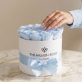 Classic White Box | Light Blue Roses