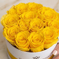 Classic White Box | Yellow Roses