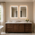 Compact Center Glow LED Bathroom Mirror